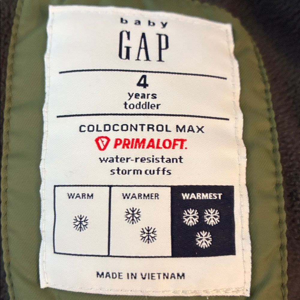 BABY GAP TODDLER SIZE 4 JACKET BOY - Picture 4 of 4